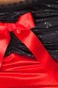 Комплект ночной сорочки и стрингов красного цвета Passion Lena Chemise Size Plus - фото 3