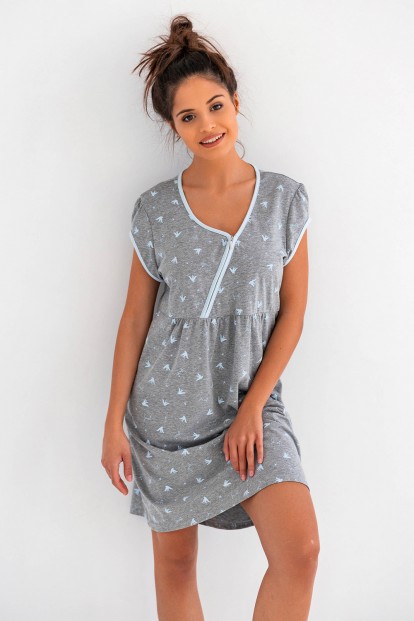 Ночная сорочка свободного кроя для беременных и кормящих Sensis riley - фото 1