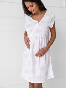 Ночная сорочка для беременных и во время грудного вскармливания на молнии