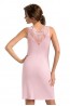 Женская ночная сорочка из вискозы без рукавов розовая Donna Simone - фото 2