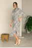 Женское приталенное платье рубашечного кроя с рукавом 3/4 Mia-mia Simona 16537 - фото 1