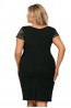 Черная женская ночная сорочка большого размера Donna TESS - фото 2