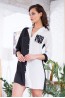Женская домашняя ночная рубашка MIA-MIA Black&White 17606 - фото 1