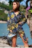 Пляжная женская цветная рубашка из шифона Mia-Amore COSTA BRAVA 8867 - фото 1