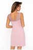 Однотонная ночная сорочка с кружевом на лифе Donna Celine ii nightdress розовая - фото 2