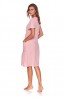 Женская ночная сорочка розового цвета с карманами Doctor Nap tcb-4159 magic rose - фото 4