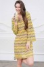 Трикотажное женское платье туника с длинным рукавом Mia-amore Missoni 8240 - фото 2
