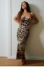 Женское длинное облегающее платье на тонких бретелях с открытой спиной 5 senses 7146  - фото 4