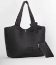 Черная женская сумка с кошельком в комплекте