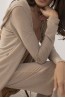 Пижамная женская рубашка с золотым люрексом Laete 51973-2 - фото 3