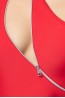 Слитный ассиметричный купальник на одно плечо Opium sf-35 красный - фото 4