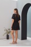 Черные женские шорты с перфорацией Laete 55353-1 - фото 2