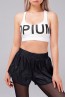 Женские черные спортивные шорты из быстросохнущего легкого материала Opium pf-57 - фото 2