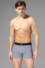 Облегающие мужские трусы боксеры из хлопка со средней посадкой Omsa underwear Oms elemento 1234 boxer - фото 3