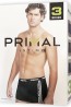 Мужские облегающие трусы боксеры из хлопка Primal B256 uomo boxer 3 штуки в упаковке - фото 1