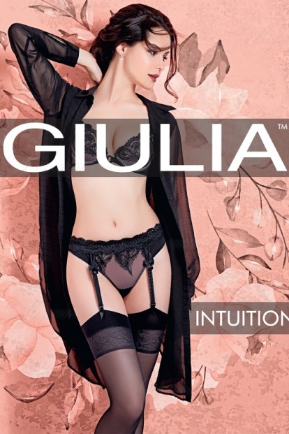 Тонкие чулки под пояс Giulia Intuition 20 model 1 calze - фото 1