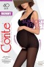 Матовые колготки для беременных с широким анатомическим поясом Conte Mommy 40 den  - фото 8