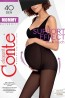 Матовые колготки для беременных с широким анатомическим поясом Conte Mommy 40 den  - фото 7
