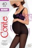 Матовые колготки для беременных с широким анатомическим поясом Conte Mommy 40 den  - фото 4
