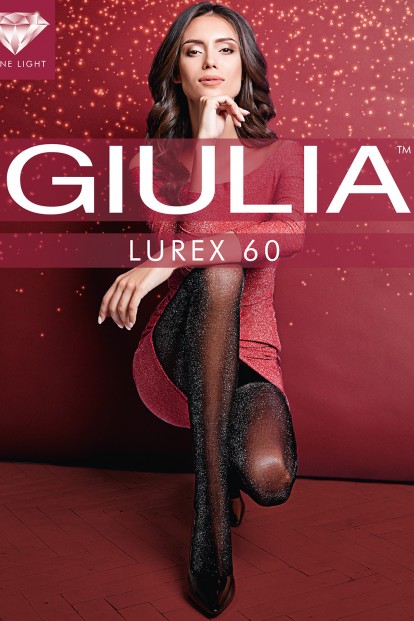Блестящие колготки с люрексом 60 ден Giulia LUREX 01 - фото 1