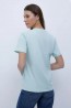 Классическая женская футболка из хлопка прямого кроя Omsa underwear Omt d1201 maglietta - фото 50