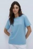 Классическая женская футболка из хлопка прямого кроя Omsa underwear Omt d1201 maglietta - фото 16