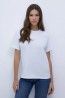 Классическая женская футболка из хлопка прямого кроя Omsa underwear Omt d1201 maglietta - фото 40