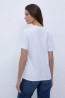 Классическая женская футболка из хлопка прямого кроя Omsa underwear Omt d1201 maglietta - фото 41