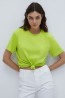 Классическая женская футболка из хлопка прямого кроя Omsa underwear Omt d1201 maglietta - фото 3