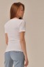 Женская футболка с круглым вырезом из микрофибры My Ma maglia manica corta rib - фото 12