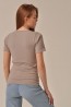 Женская футболка с круглым вырезом из микрофибры My Ma maglia manica corta rib - фото 3