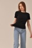 Женская футболка с круглым вырезом из микрофибры My Ma maglia manica corta rib - фото 9