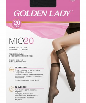 Женские капроновые гольфы Golden Lady MIO 20 (2 пары)
