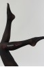 Матовые черные колготки с надписями Giulia SPLASH 04 - фото 4