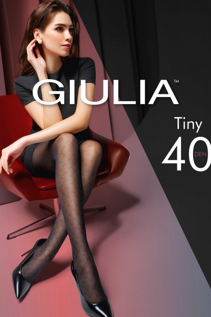Колготки с геометрическим рисунком ромб Giulia TINY 02 - фото 1