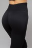 Женские легинсы длинные черного цвета Giulia Leggings seamless  - фото 5