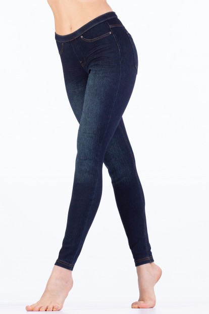 Женские джинсовые легинсы с карманами Hue ORIGINAL JEANS FADED - фото 1