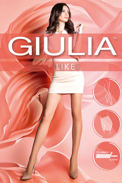 Классические женские колготки с шортиками Giulia LIKE 20 - фото 1