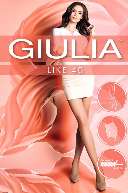 Классические женские колготки с шортиками Giulia LIKE 40 - фото 1