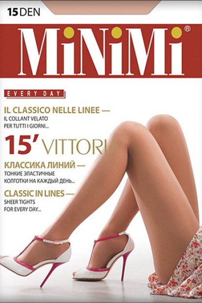 Классические тонкие колготки с шортиками Minimi VITTORIA 15 - фото 1