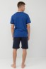 Мужская пижама с шортами и серой футболкой Enrico Coveri EP9088 homewear - фото 4