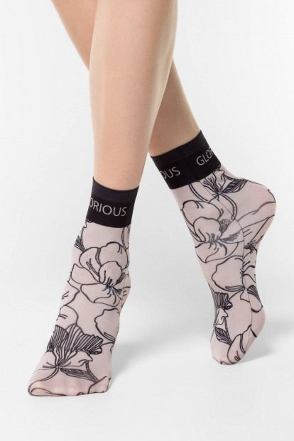Женские носки средней длины с рисунком Conte fantasy  - фото 1