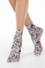 Женские носки средней длины с новогодним принтом Conte fantasy  - фото 1