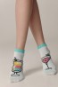 Носки женские короткие с рисунком из хлопка Conte happy  - фото 1