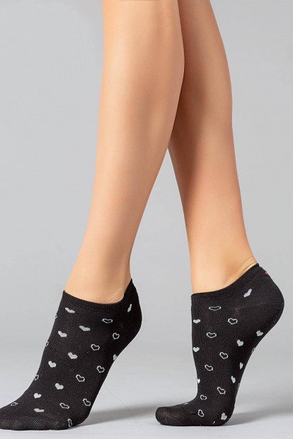 Короткие женские носки с сердечками Minimi 4206 MINI TREND - фото 1