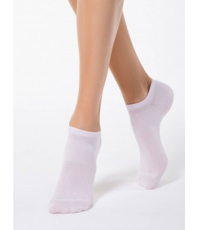 Короткие женские носки из однотонного тенсела
