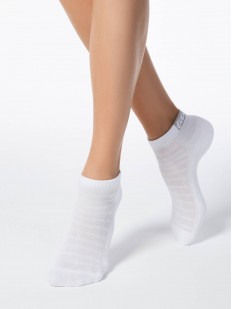 Короткие женские носки с махровой стопой и дышащей верхней стороной
