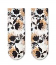 Женские носки с цветочным принтом 70 DEN