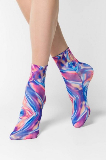 Классические женские носки с цветным принтом Conte 17с-34сп fantasy 70 - 117 - фото 1