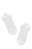 Короткие женские носки в блестящую просветную полоску Conte 17с-71сп ACTIVE - 123 - фото 2
